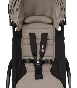 Sätet på Stokke Yoyo 3, som är den bästa resevagnen enligt oss.