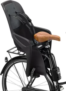 Cykelsits på ramen.