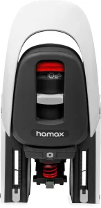 Hamax Caress cykelstol med fjädring som ger hög komfort.