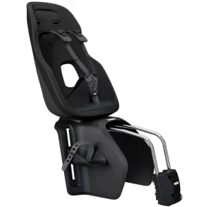 Thule Yepp Nexxt 2 Max är den modell som vi utser till cykelsits bäst i test just nu. Den har allt man kan tänkas vilja ha i en cykelbarnstol, både hög säkerhet och komfort kombinerat med en stilren design.